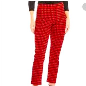 Sanctuary Carnaby Kick Houndstooth Print Crop Pant. Size Medium